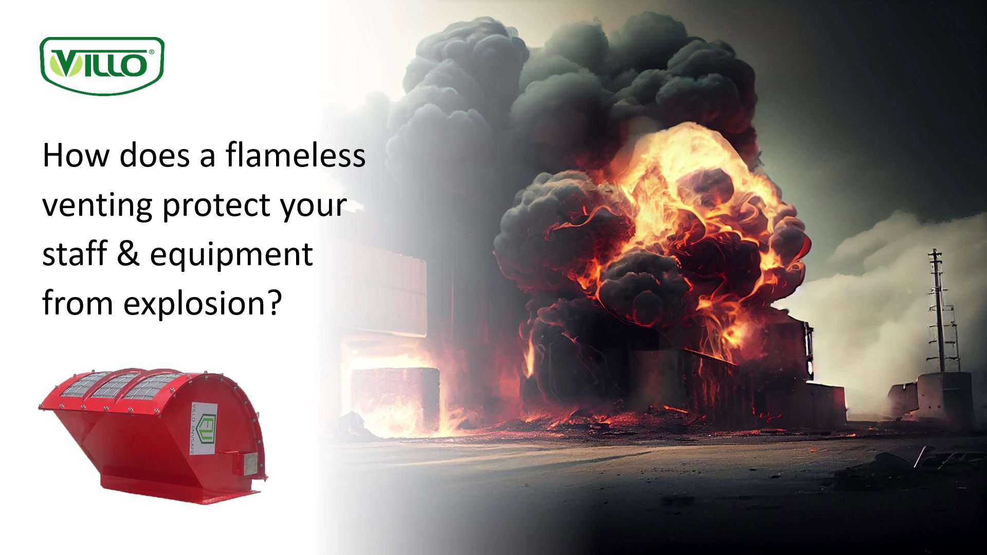 Wie schützt eine flammen lose Entlüftung Ihre Mitarbeiter und Geräte vor Explosionen?